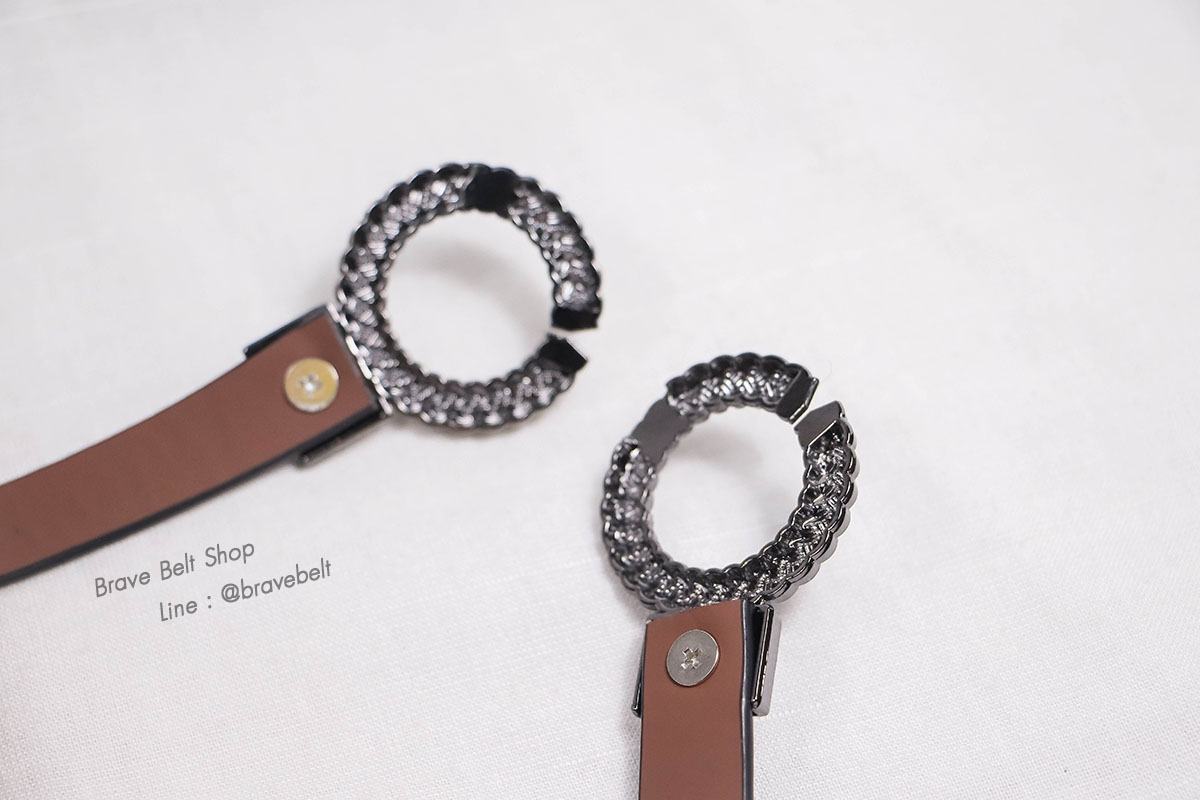 เข็มขัดหัวตะขอคล้องกัน สายแบบหยาบฟรีไซต์