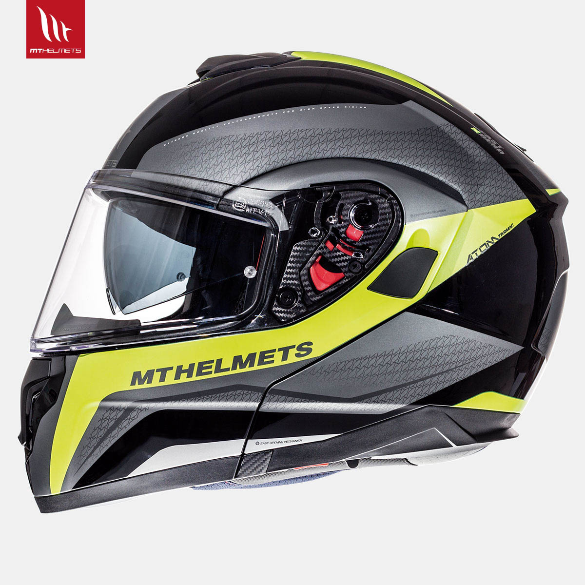 MT Atom Tarmac Gloss & Matt Black Flur Yellow