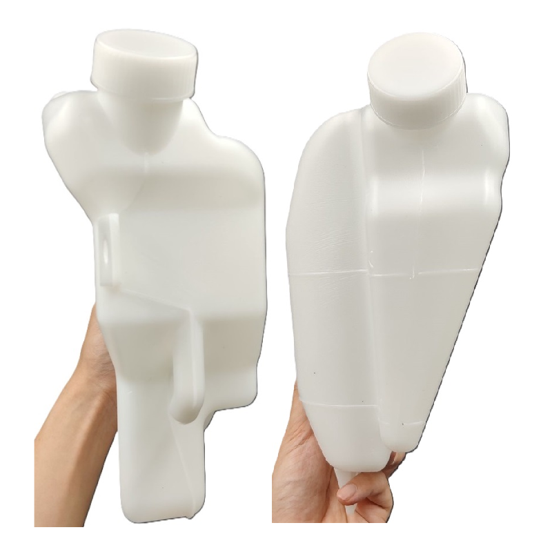 กระป๋องพักน้ำรถ/กระปุกพักน้ำ ISUZU NPR/NQR/NMR/NMP 130แรง พร้อมฝา+สายยาง ปี2004-2015 (รหัส:J93)