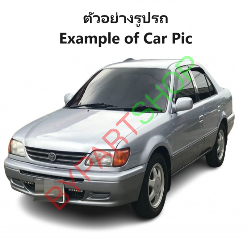 กระจกมองข้าง TOYOTA SOLUNA(โซลูน่า) ทุกโฉม รุ่นปรับมือ สีดำ(งานไม่ทำสี) ปี1996-2002 -ราคาต่อข้าง-
