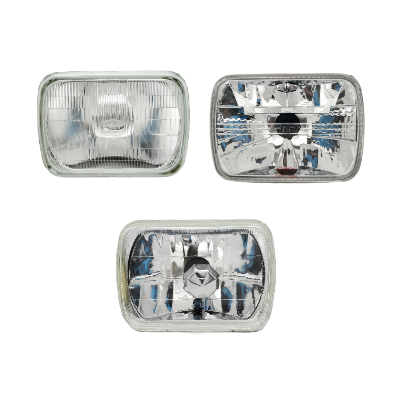 ไฟหน้า H4 เหลี่ยมใหญ่ ใส่ได้หลายรุ่น LN40-56/MTX/KBZ/TFR/BIG-M/CYCLONE/THUNDER -ราคาต่อดวง-