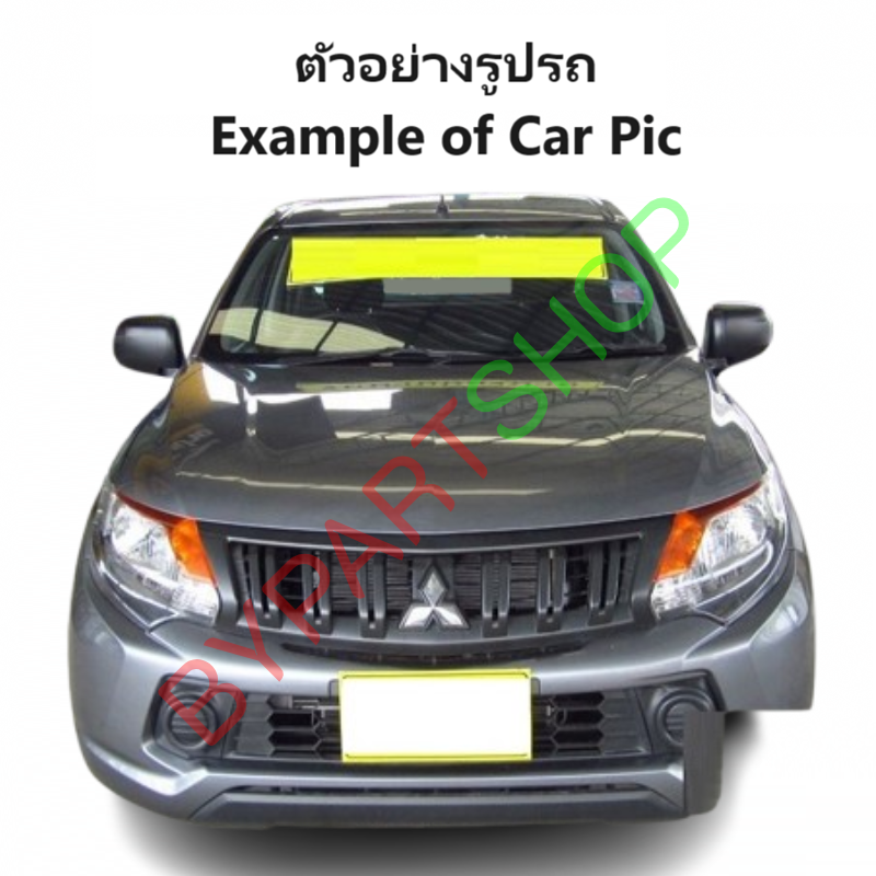 หน้ากระจัง MITSUBISHI TRITON(ไทรทัน) Gen2 2WD สีดำ(ตามรูป) ไม่มีโลโก้ ปี2015-2017 (รหัส:TRN'15 ดำ SC)