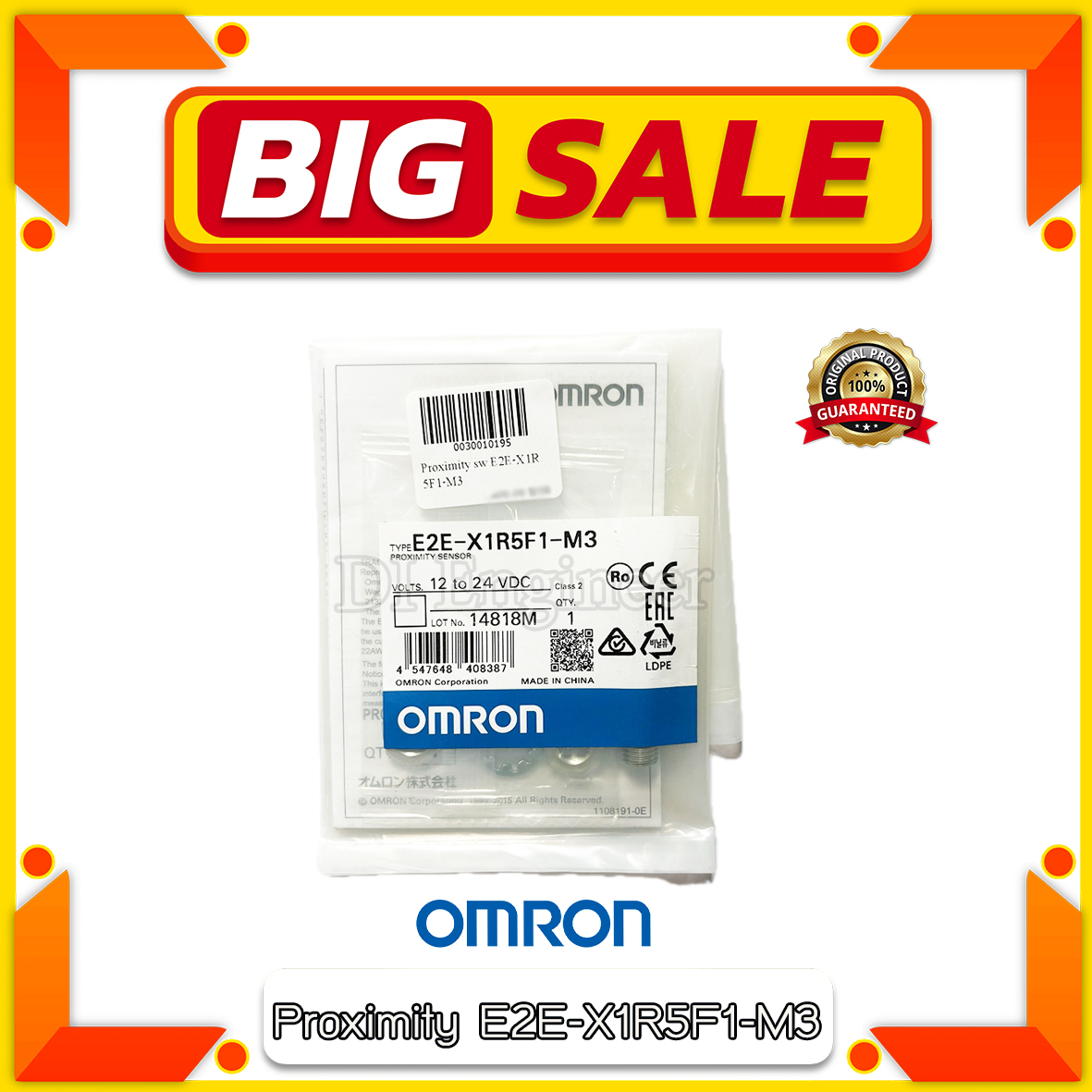 Omron Proximity E2E-X1R5F1-M3