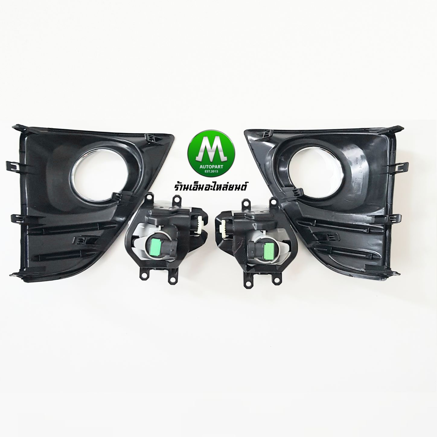 ไฟตัดหมอก ไฟสปอร์ตไลท์ TOYOTA YARIS 2014 2015 2016 ฝาครอบชุบ / โตโยต้า ยาริส (รับประกันสินค้า 3 เดือน)