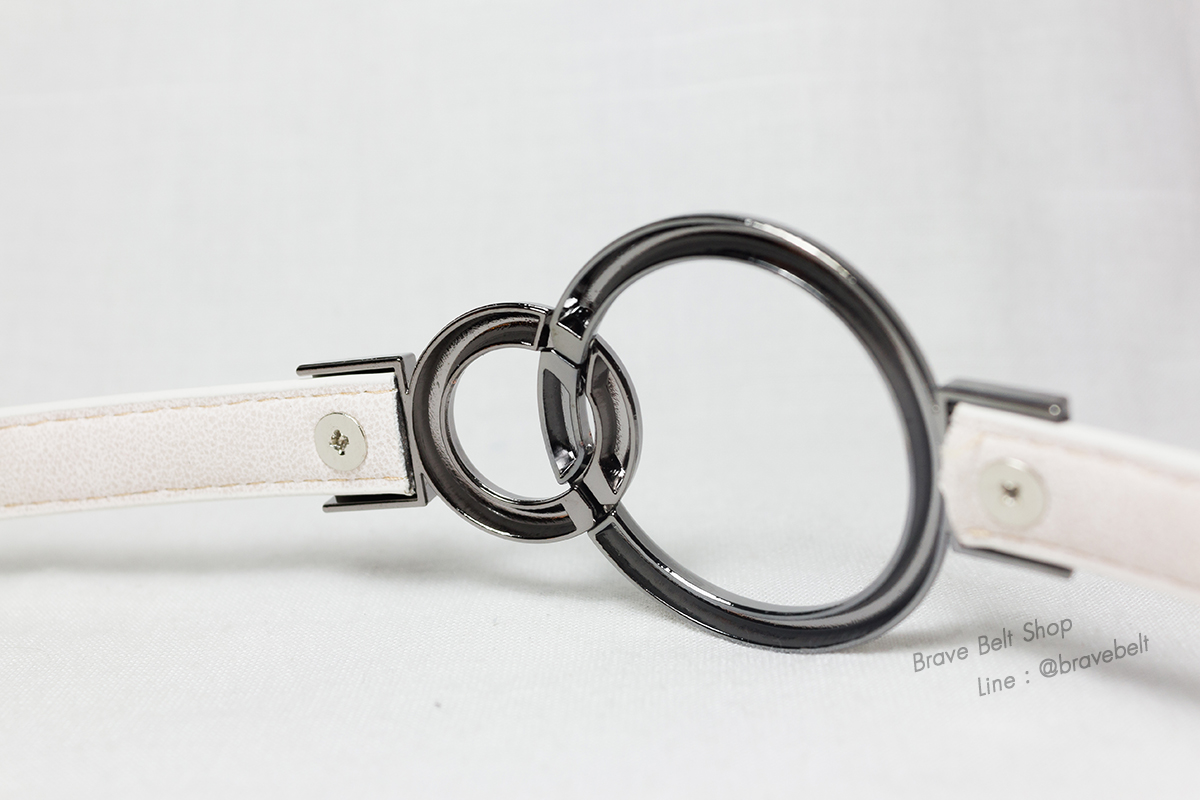 เข็มขัดปรับสาย ผิวหยาบหัวกลมคล้องกัน
