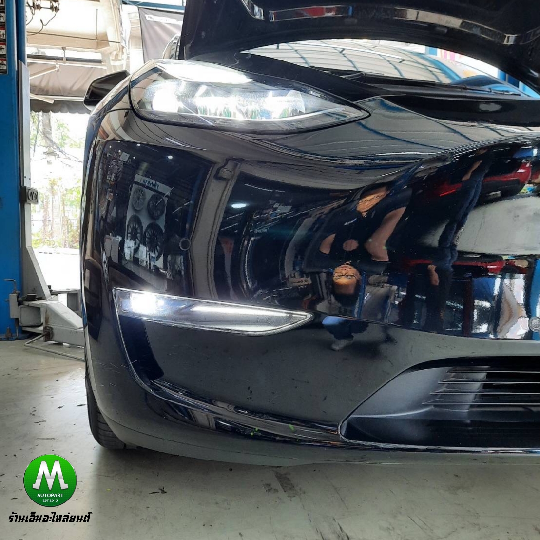 ไฟตัดหมอกเทสล่า LED Daylight DRL Tesla Model 3 Model Y ไฟเดย์ไลท์ มีไฟเลี้ยวในตัว รับประกันสินค้า 3 เดือน
