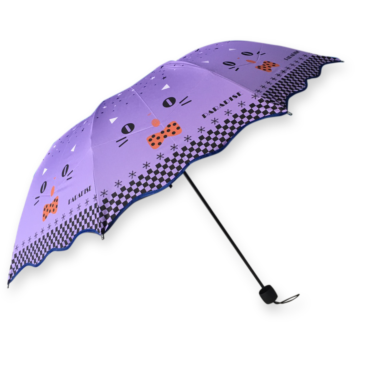 ร่มโค้งแฟชั่น ยูวีดำ รหัส 8032