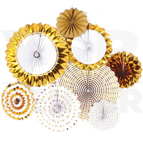 ชุดอุปกรณ์ตกแต่งงานปาร์ตี้ ธีมดำ - ทอง อุปกรณ์งานปาร์ตี้ รุ่น B1S61-HC-G