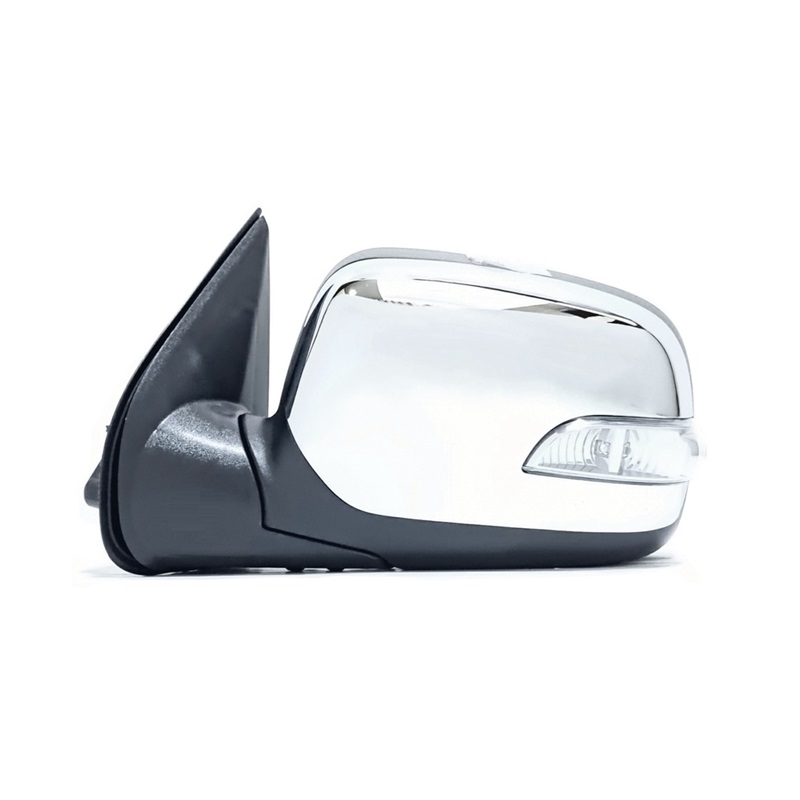 กระจกมองข้าง ISUZU D-MAX(ดีแม็ก) รุ่นปรับไฟฟ้า+มีไฟเลี้ยวสั้น 5สาย ชุบโครเมียม ปี2004-2011 -ราคาต่อข้าง-