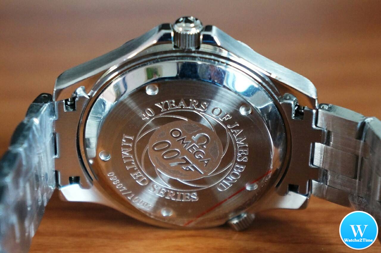 นาฬิกา Omega รุ่น Seamaster 007 Limited Edition สายแสตนเลสหน้าดำ แท้