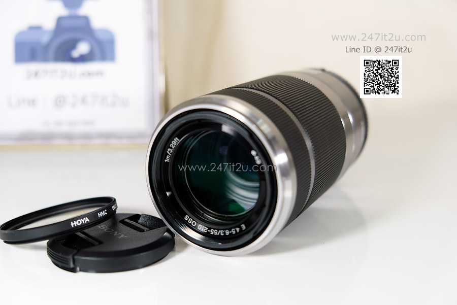 เลนส์ Sony 55-210mm f4.5-6.3 E-mount สี silver