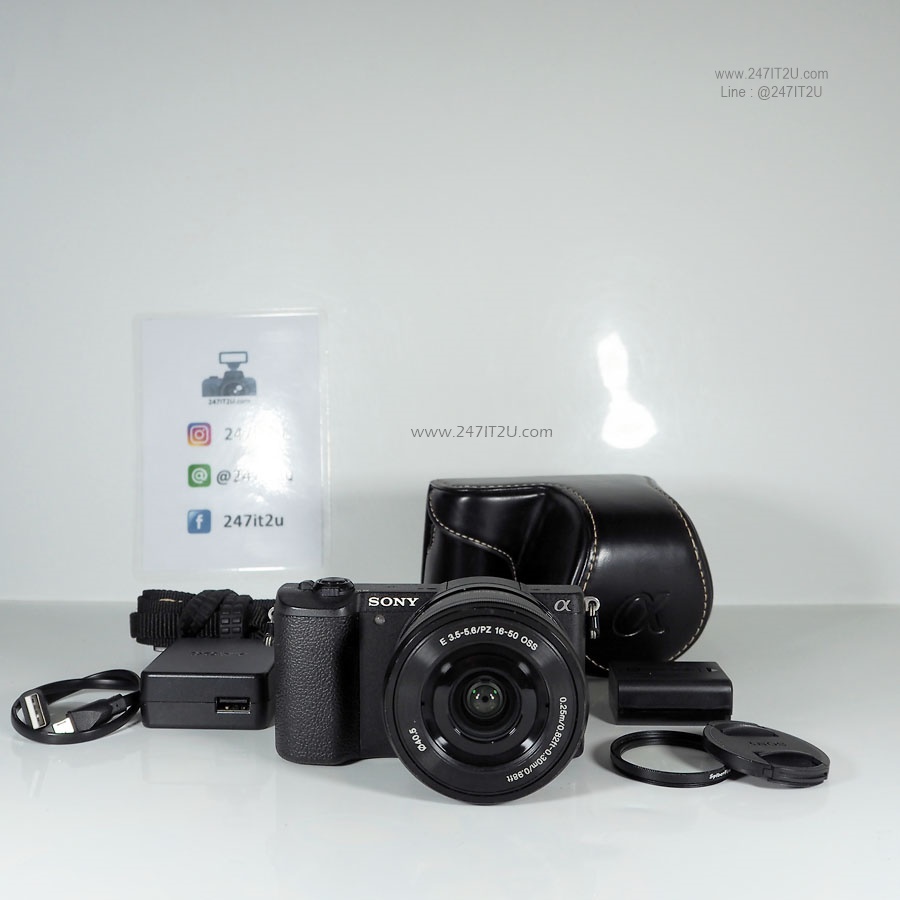 กล้อง SonyA5100 +เลนส์16-50mm สีดำ
