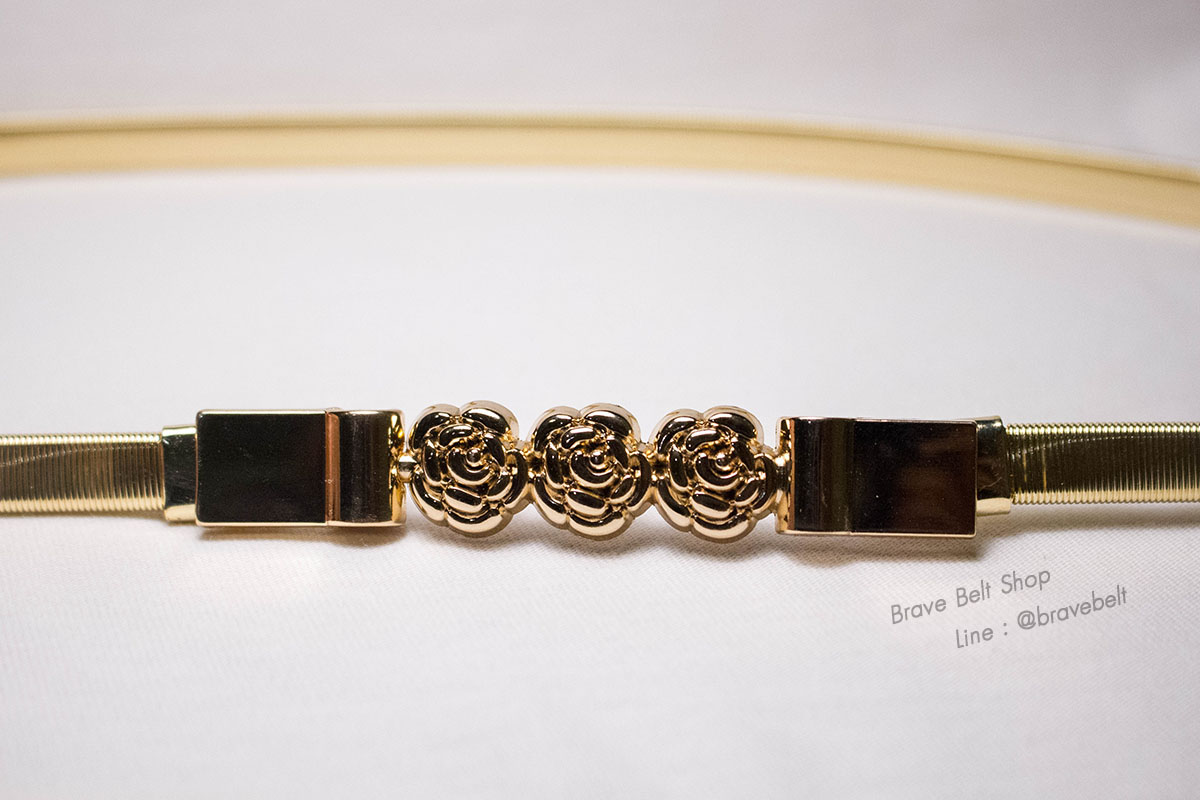 เข็มขัดสปริงรูปดอกไม้น่ารักสวยๆ