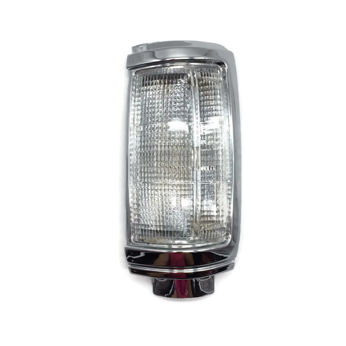 ไฟมุม MITSUBISHI CYCLONE(ไซโคลน) ฝาขาว ขอบชุบล้วน ปี1987-1995 (งานO.E.M ตราเพชร) -ราคาต่อดวง-