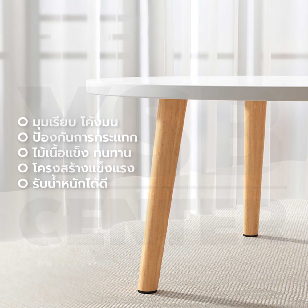 โต๊ะกลาง โต๊ะห้องนั่งเล่น สไตล์มินิมอล เฟอร์นิเจอร์แต่งบ้าน แข็งแรง