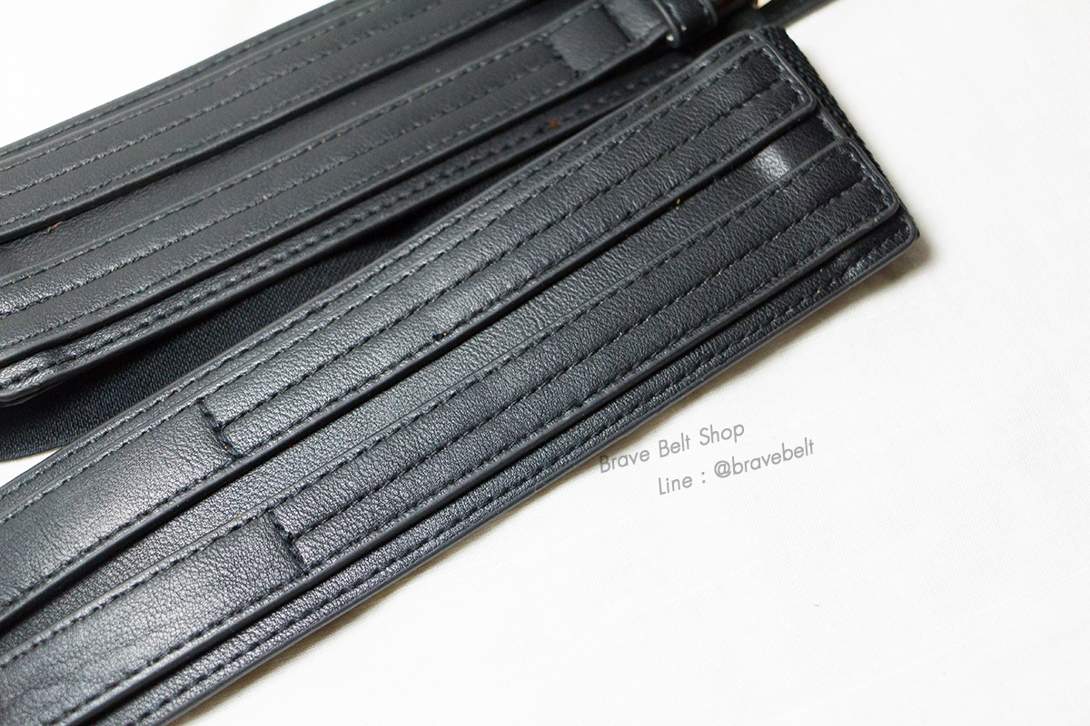 เข็มขัดยางยืด หัวเข็มขัดสองสายสวยๆ สวยมีประดับ