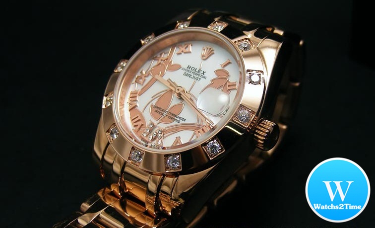 นาฬิกา Rolex Datejust Special Edition Everose Gold White Mother of Pearl Dial