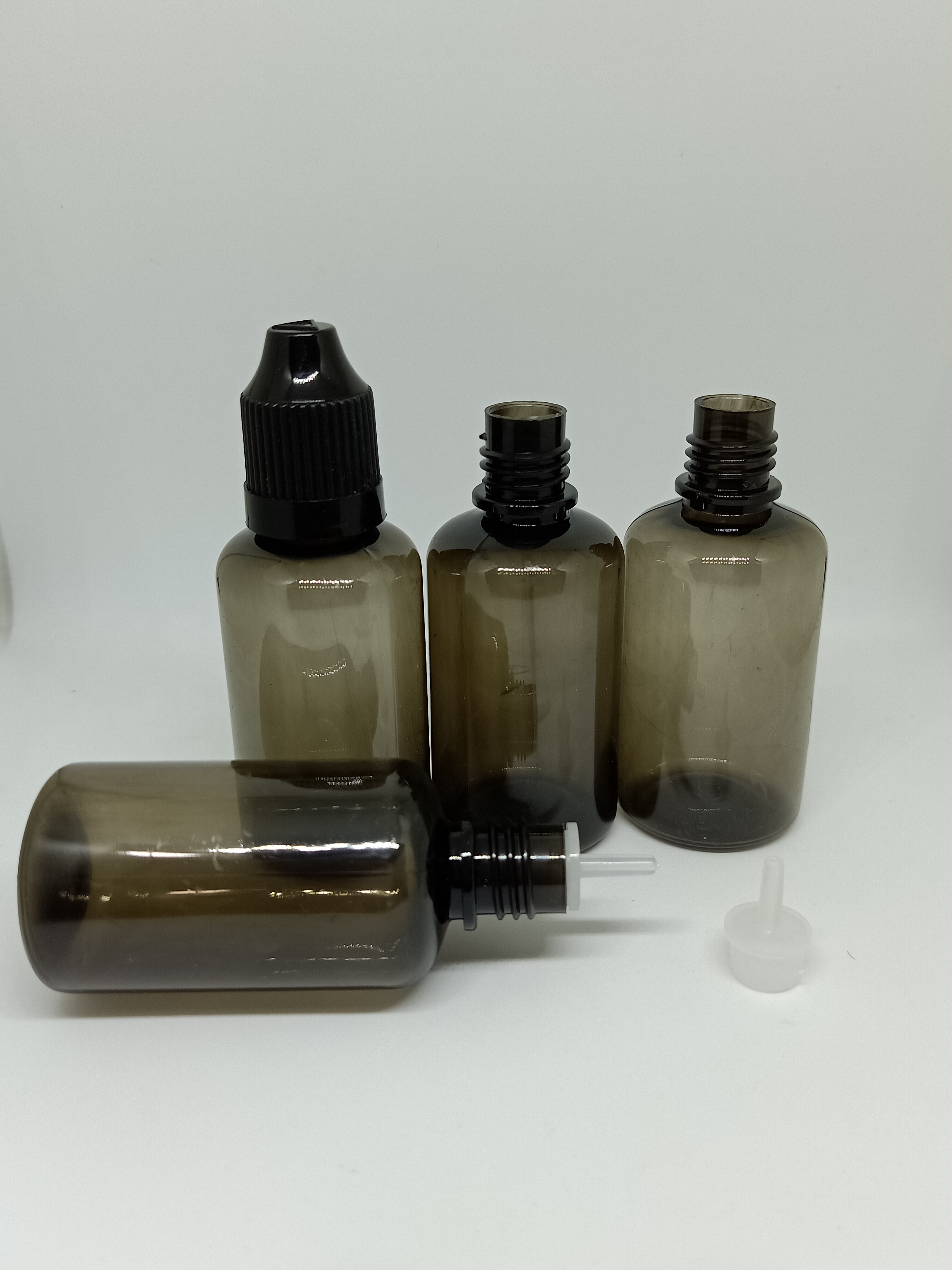 30ml PETขวดหยดสีดำ(โปร่งแสง) ฝาดับเบิ้ลล็อค