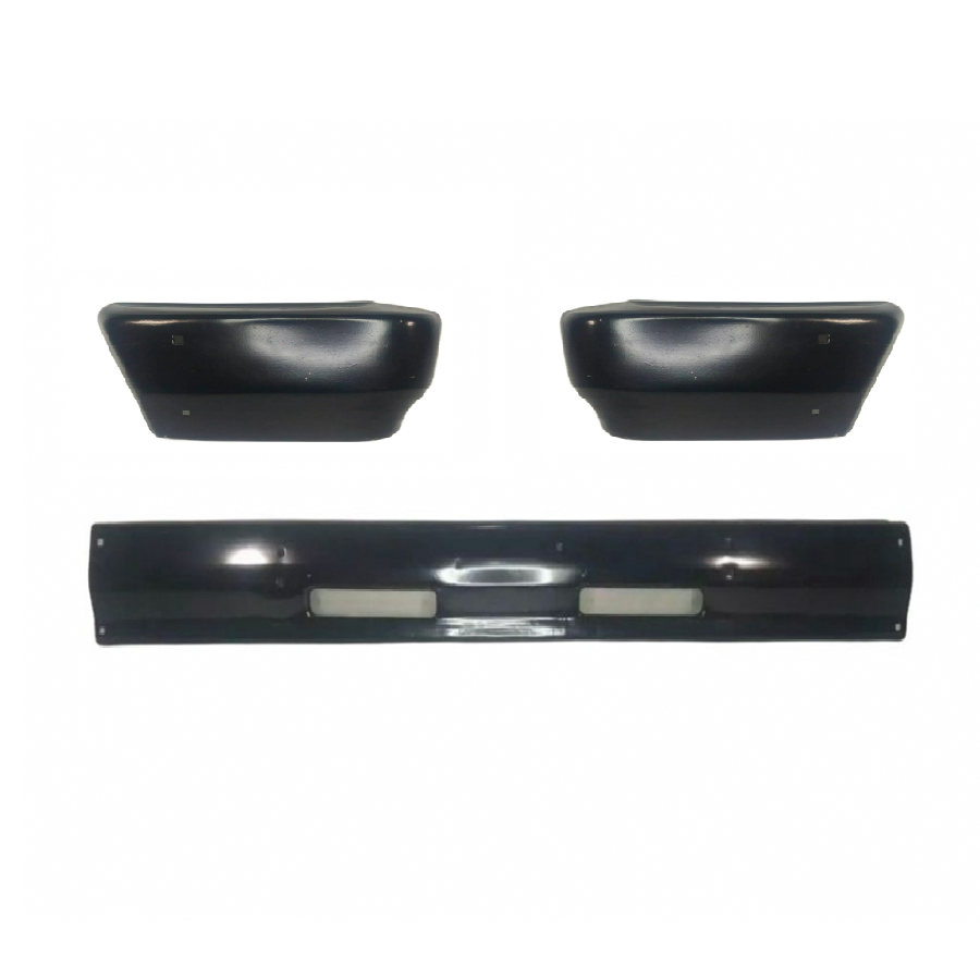 กันชนหน้า NISSAN BIG-M(บิ้กเอ็ม) โฉมแรก รุ่น 3ชิ้น ครบชุด เหล็กดำ(ยังไม่ทำสี) ปี1987-1994 (รหัส:BIGM+มุมคู่)