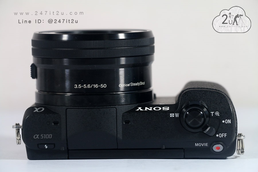 Sony A5100 สีดำ พร้อม เลนส์ 16-50mm ประกันศูนย์เหลือ มิถุนายน 2561