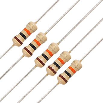 Resistors 10K Ohm 1/4W 5% Carbon Film