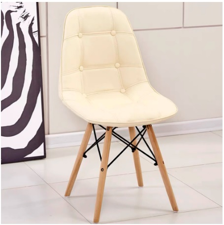 เก้าอี้ เบาะPU ขาไม้ แข็งแรงทนทาน รับน้ำหนักได้ดี YL0192 - YL0194