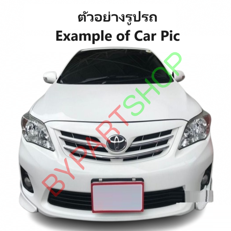 หน้ากระจัง TOYOTA ALTIS(อัลติส) รุ่นที่2 โฉมที่2 คาดชุบโครเมียม ไม่ทำสีไม่มีโลโก้ ปี2010-2013 (รหัส:ALTIS'10ชุบ)