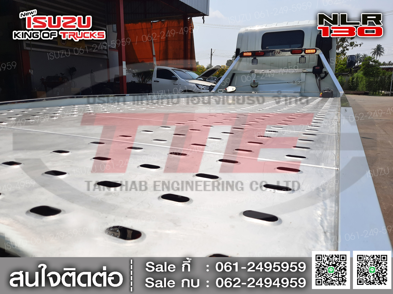 ISUZU NLR130 สไลด์ออน (4ล้อวิ่งไม่ติดเวลา)