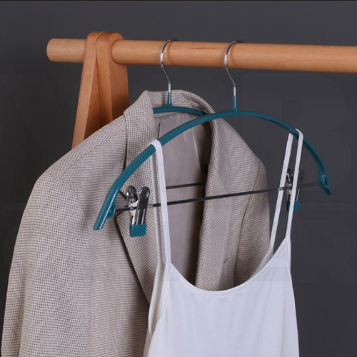 ไม้แขวนเสื้อกันลื่น ไม้แขวนเสื้อพร้อมตัวหนีบ แพค 5 ชิ้น รุ่น CB0114 - CB0120