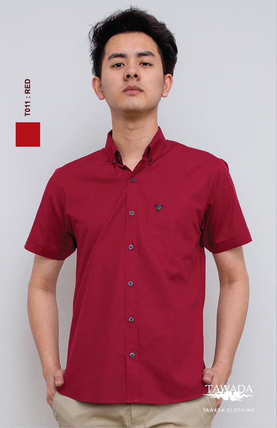 T011 แขนสั้น คอปก