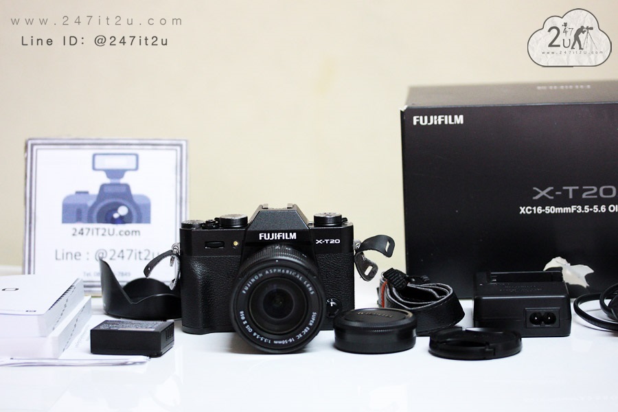 กล้อง Fujifilm X-T20 + เลนส์16-50mm สีดำ