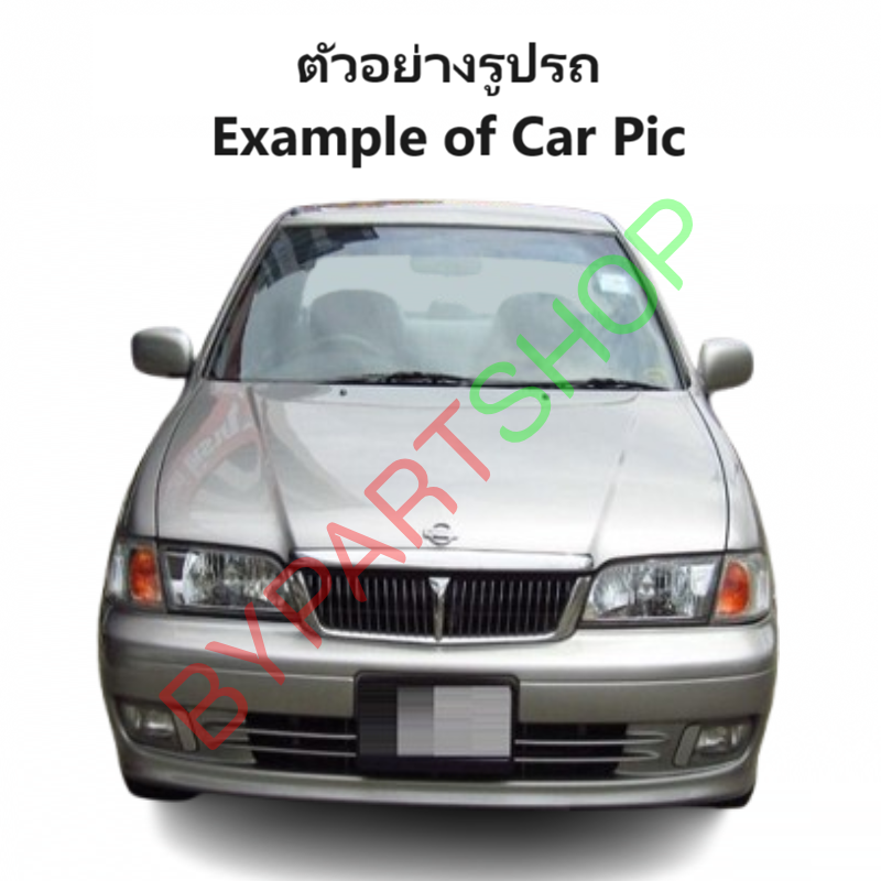 คิ้วฝากระโปรง NISSAN SUNNY(ซันนี่) B14/B15 ชุบโครเมียม ปี1998-2000 (ทรงห้างแล้วเข้ารูป 100%)
