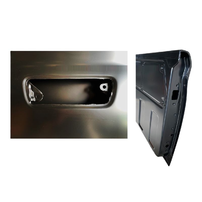 ฝาท้าย ISUZU D-MAX(ดีแม็ก) GOLD SERIES-PLATINIUM แคป/4ประตู รุ่นเปิดกลาง เหล็กดำ(หนาเทียบแท้ ไม่ทำสี) ปี2007-2011