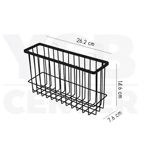 CASSA ตะแกรง ตะแกรงเหล็ก ตะแกรงแขวนของอเนกประสงค์ สีขาว แบบติดผนัง รุ่น C238-BSW