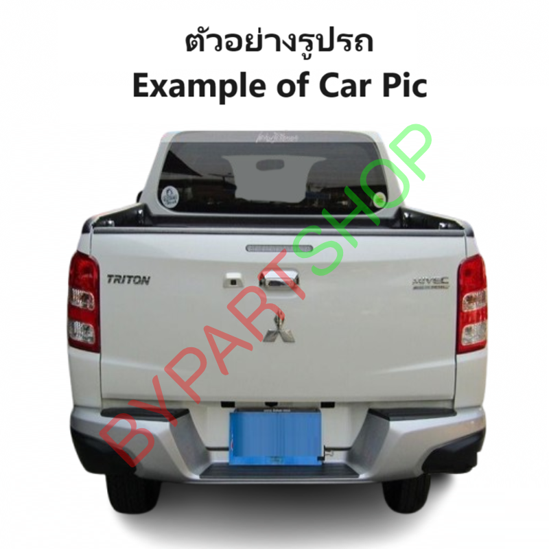 หน้ากระจัง MITSUBISHI TRITON(ไทรทัน) Gen2 2WD สีดำ(ตามรูป) ไม่มีโลโก้ ปี2015-2017 (รหัส:TRN'15 ดำ SC)
