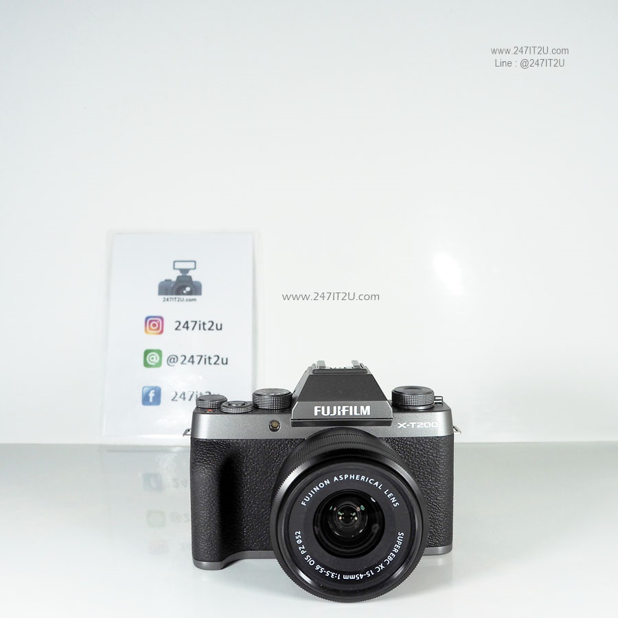 Fujifilm XT200+ 15-45mm f3.5-5.6 สี ประกันถึง พย.64 อายุ 1 เดือน สี Silver