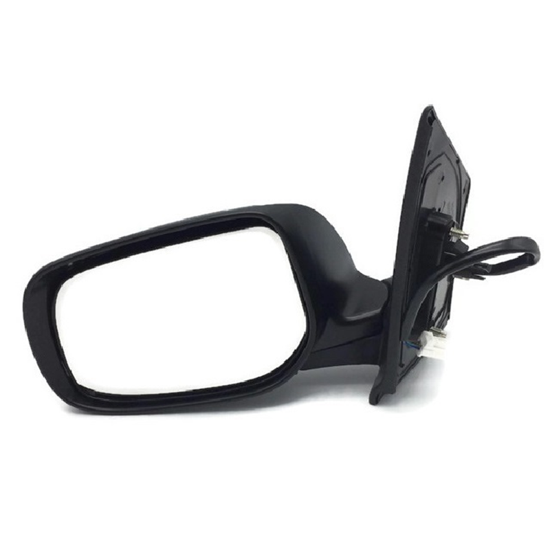 กระจกมองข้าง TOYOTA VIOS(วีออส) Gen2 รุ่นปรับไฟฟ้า+พับไฟฟ้า 5สาย สีดำ(งานไม่ทำสี) ปี2007-2012 -ราคาต่อข้าง-