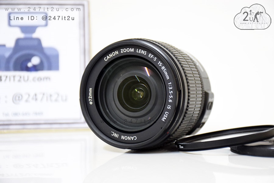 เลนส์ Cannon 15-85 mm f3.5-5.6 is USM