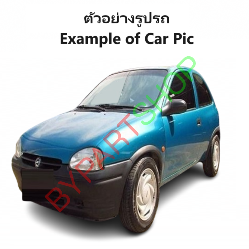 กระจกมองข้าง OPEL CORSA(โอเปิ้ล คอซ่า) รุ่นปรับมือ สีดำ ปี1993-1998 -ราคาต่อข้าง-