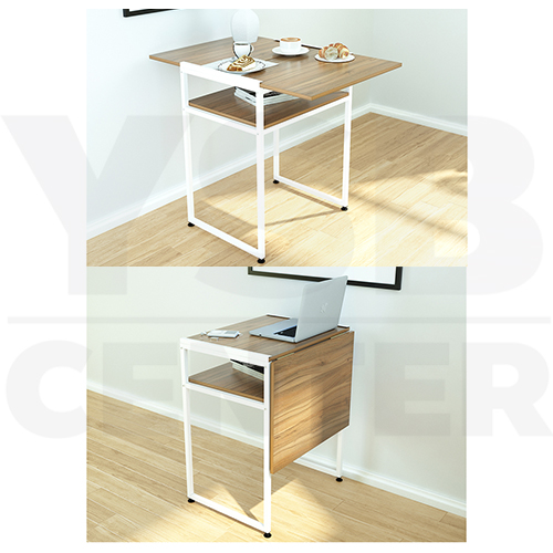 CASSA โต๊ะทานข้าว โต๊ะทำงาน โต๊ะอเนกประสงค์ สามารถพับได้ ขนาด 60 X 90 x 75 CM.