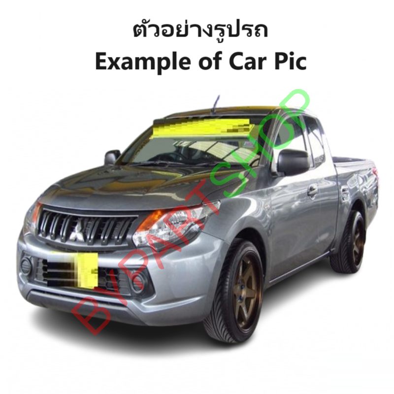 หน้ากระจัง MITSUBISHI TRITON(ไทรทัน) Gen2 2WD สีดำ(ตามรูป) ไม่มีโลโก้ ปี2015-2017 (รหัส:TRN'15 ดำ SC)