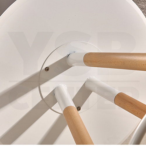 โต๊ะ โต๊ะกลม โต๊ะบาร์ โต๊ะกลมบาร์ โต๊ะอาหาร โต๊ะสามขา โต๊ะอเนกประสงค์ เฟอร์นิเจอร์แต่งบ้าน สีขาว รุ่น F1C016-C-238-W