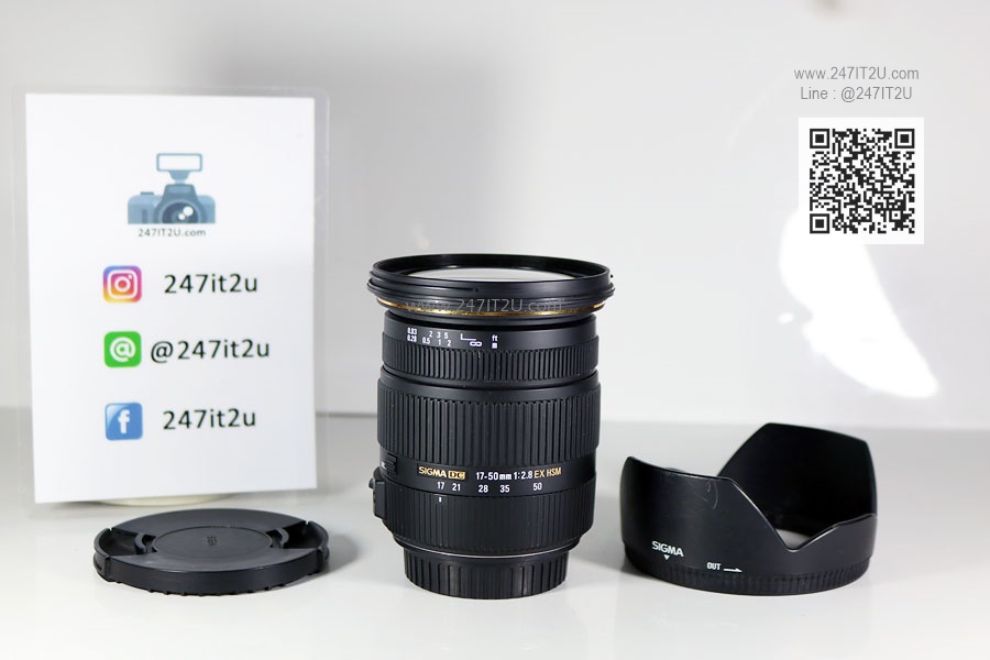 เลนส์ Sigma 17-50mm f/2.8 EX DC OS HSM (Canon)