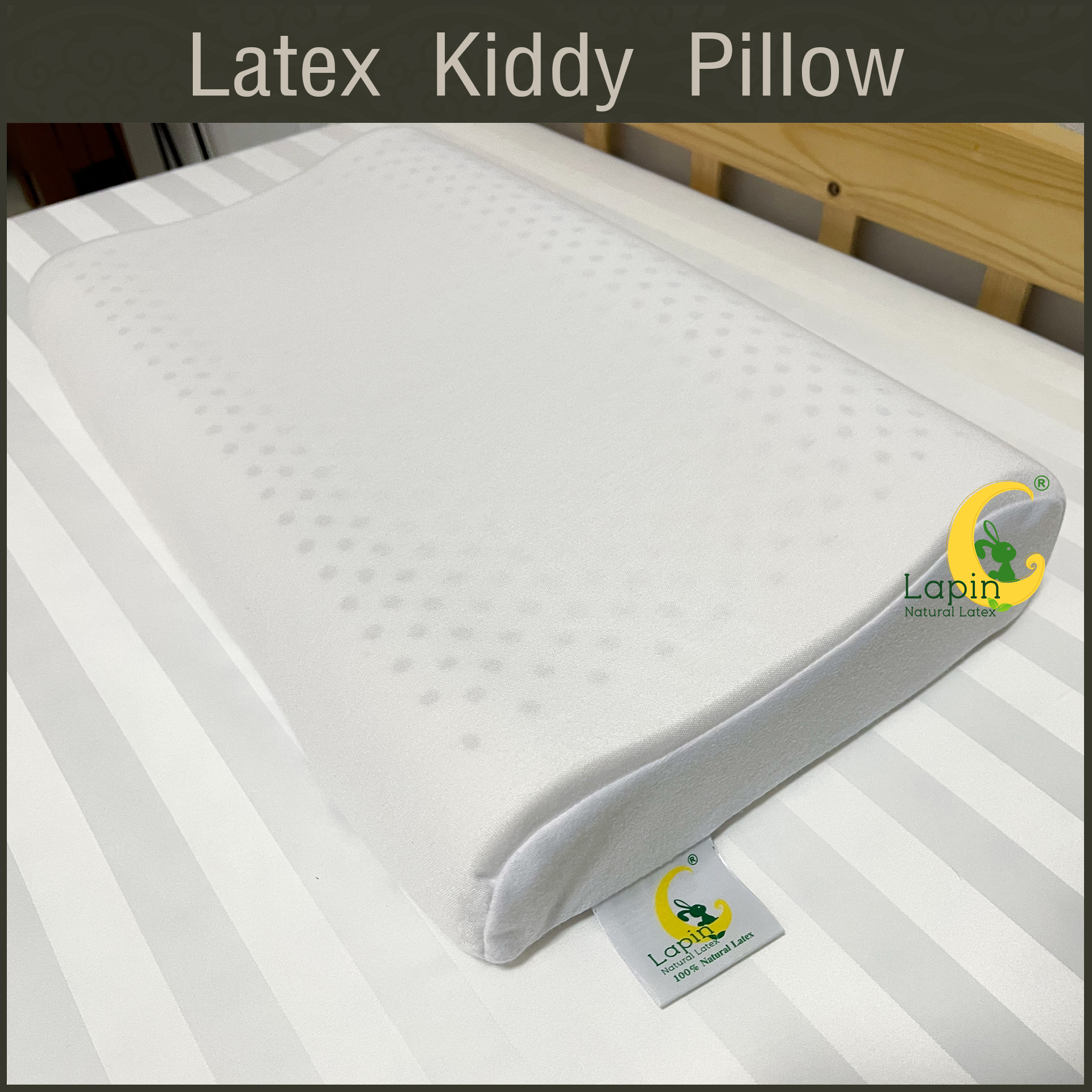 Latex Kiddy Pillow หมอนยางพาราสำหรับเด็ก 3 ขวบขึ้นไป (ลายกวางเรนเดียร์)