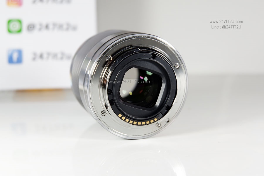 เลนส์ Sony E 50mm F1.8 สี silver สภาพสวย