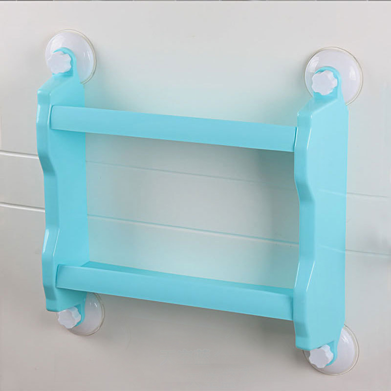 ชั้นวางของ แบบ 2 ชั้น ไม่ต้องเจาะผนัง รับน้ำหนักได้เยอะ A0003 - A0005