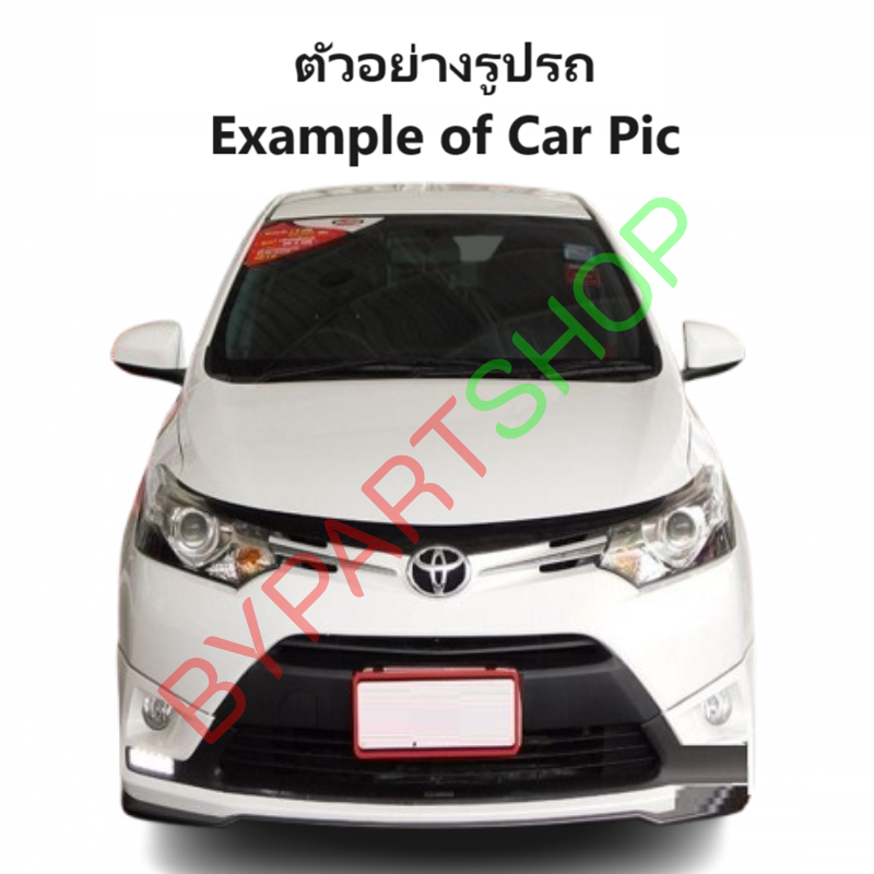 หน้ากระจัง TOYOTA VIOS(วีออส) Gen3 เส้นบน สีดำ(งานไม่ทำสี) ปี2013-2016 (รหัส:VIOS'13 ดำ)