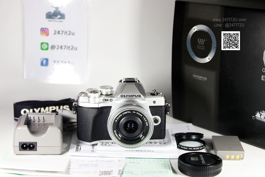 Olympus EM10 Mark3 พร้อมเลนส์ 14-42mm เครื่องศูนย์