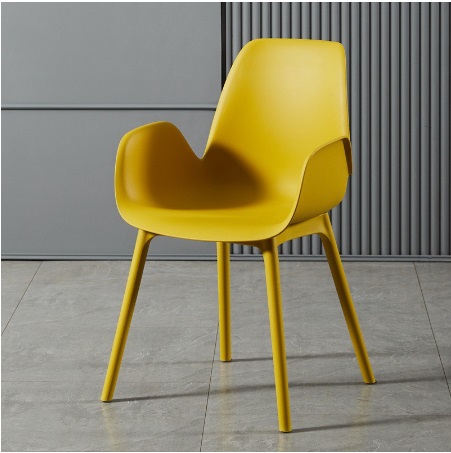 เก้าอี้ เก้าอี้สไตล์นอร์ดิก เก้าอี้ตกแต่งร้าน เก้าอี้ทานอาหาร เก้าอี้พลาสติก ขึ้นรูปเต็มตัว