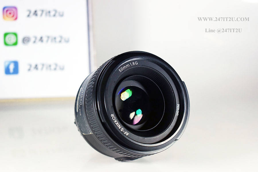 เลนส์ Nikon 50mm f1.8 G เครื่องศูนย์
